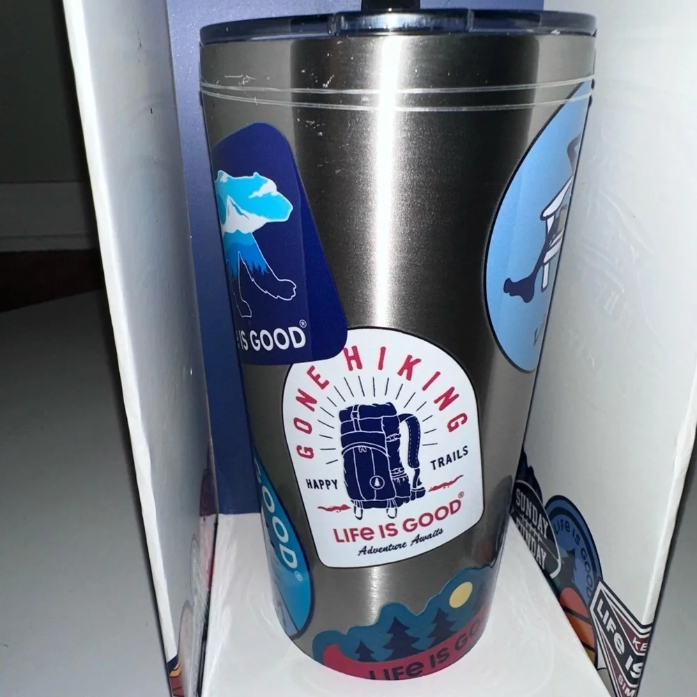 Life is Good Grande 25oz Stainless Steel Insulated Tumbler | NIB
